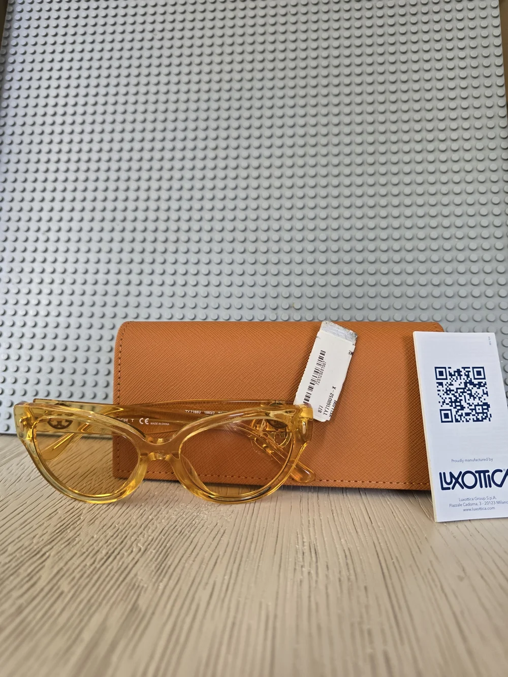 Tory Burch Honey Amber Cat-Eye Sunglasses